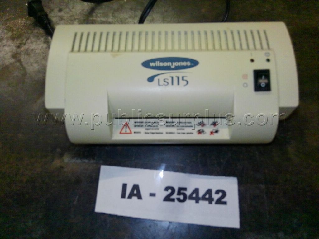 Wilson Jones Laminator ~ IA-25442 - photo 1