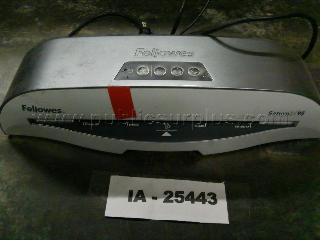 Fellowes Laminator ~ IA-25443 - photo 1