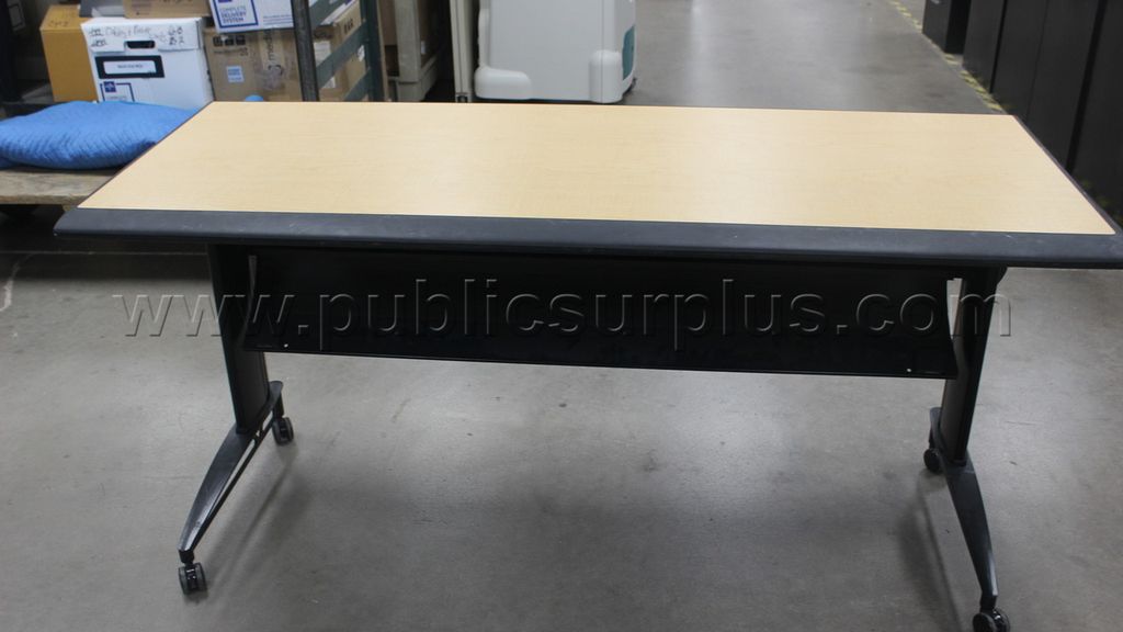 Rolling Rectangular Table 5' x 2' — photo 1