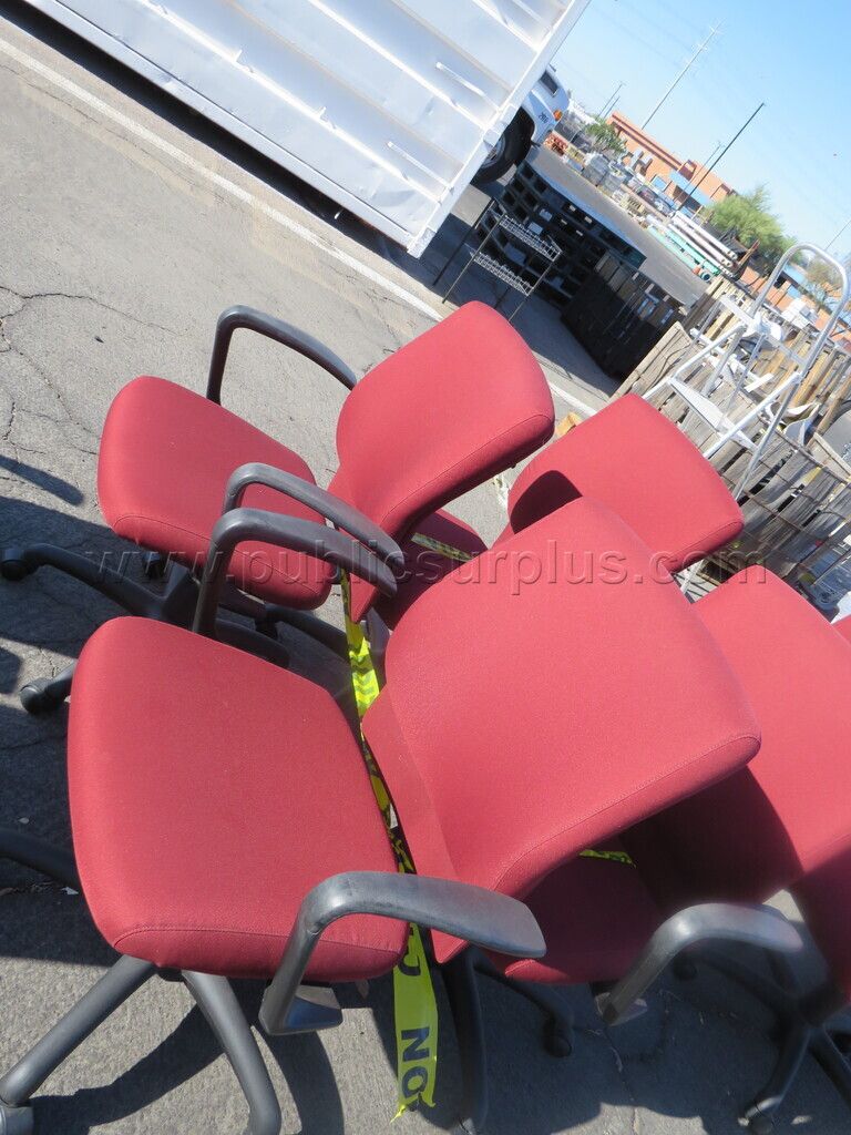 Lot of 4 Rolling Chairs — photo 1