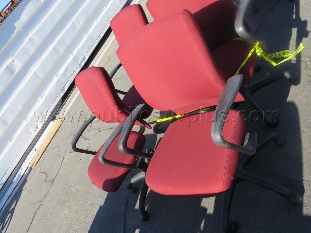 Lot of 4 Rolling Chairs — photo 1