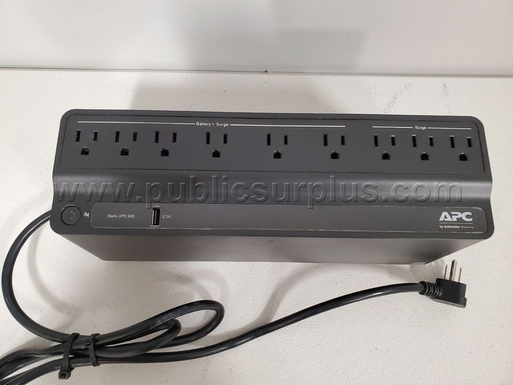 APC Back-UPS 900 Battery Backup & Surge Protector with USB, 9-Outlets - photo 1