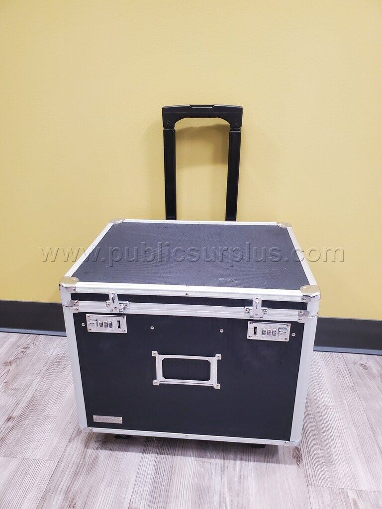 Vaultz Locking Medicine Box with Combination Lock, Black #A — photo 1