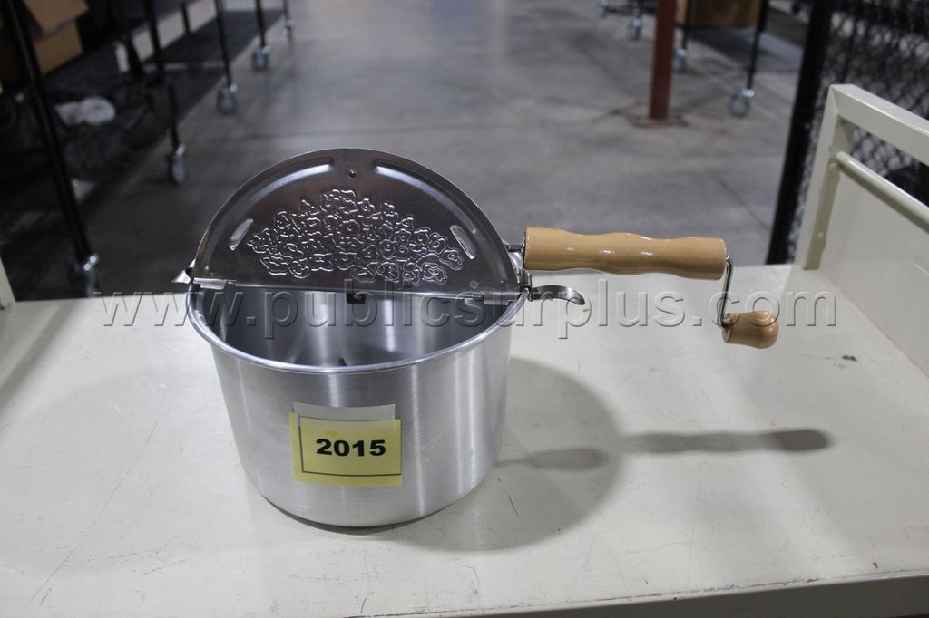 Aluminum Whirley-Pop Lid with Nylon Gears ~2015~ — photo 1
