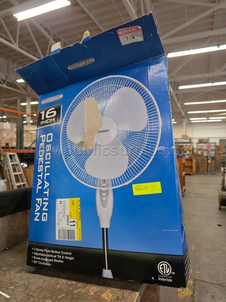 Wexford Oscillating Pedestal Fan (118429) — photo 1