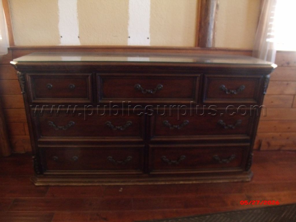 Dark Wood Chest of Drawers — photo 1