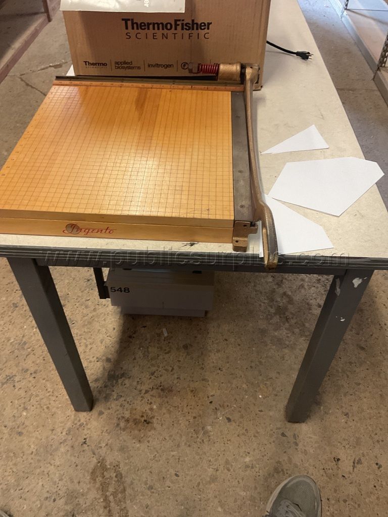 Ingento Guillotine Paper Cutter Lot # 4920 — photo 1