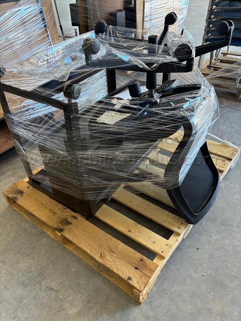 2 Metal Desk 2 Office Chair 2 tvs