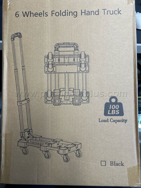 6 Wheel Folding Hand Truck - E — photo 1