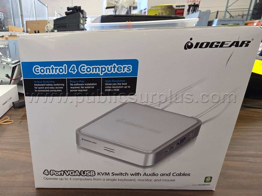Iogear 4-Port Switch (118443) - photo 1