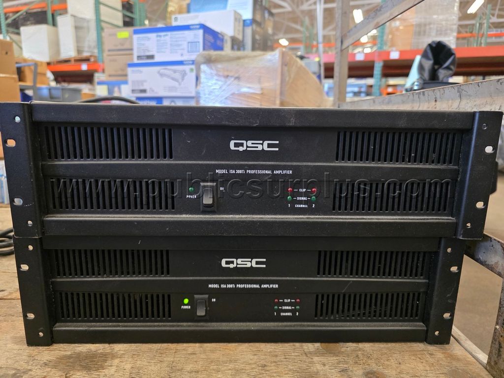 2 - QSC Amps (118458) — photo 1