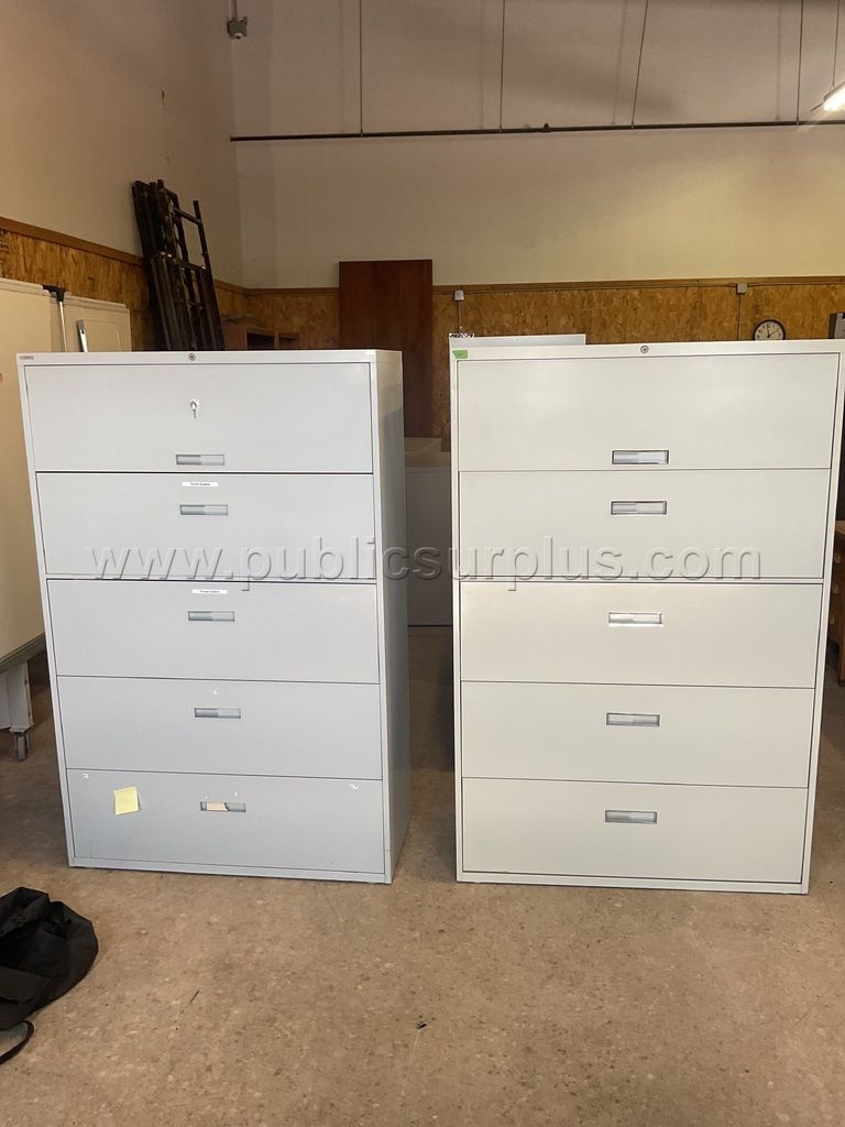2-5 Drawer Lateral File Cabinet Lot # 4923 — photo 1