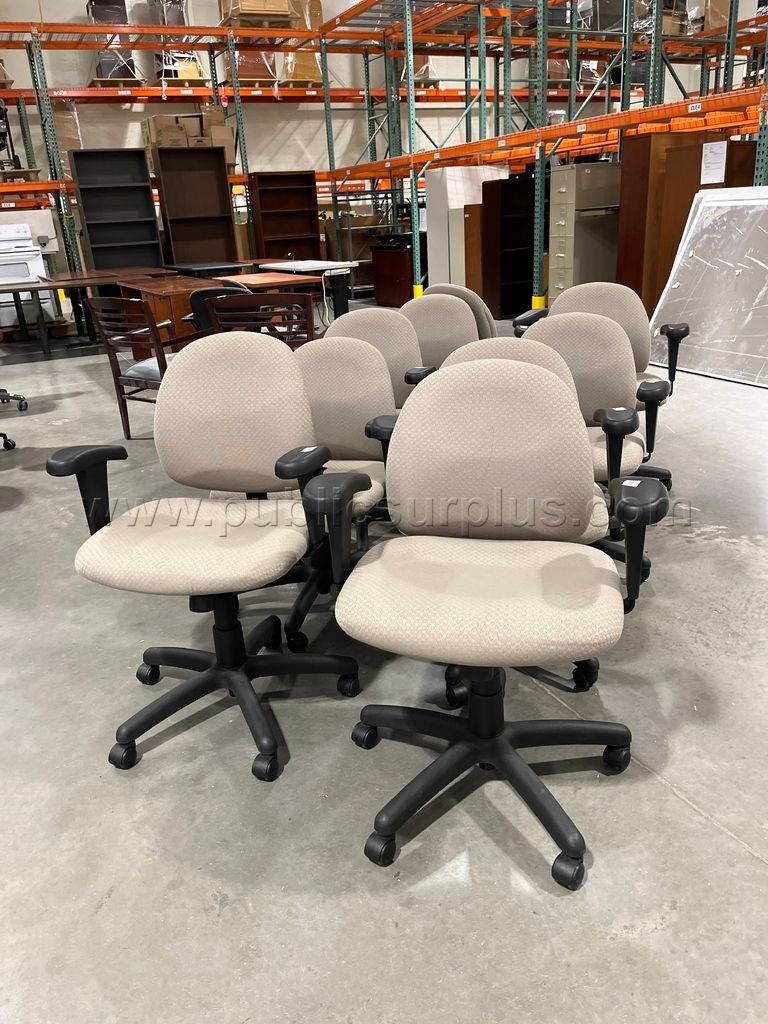 Rolling Office Chairs-Lot of 9 -811-104-ZW — photo 1