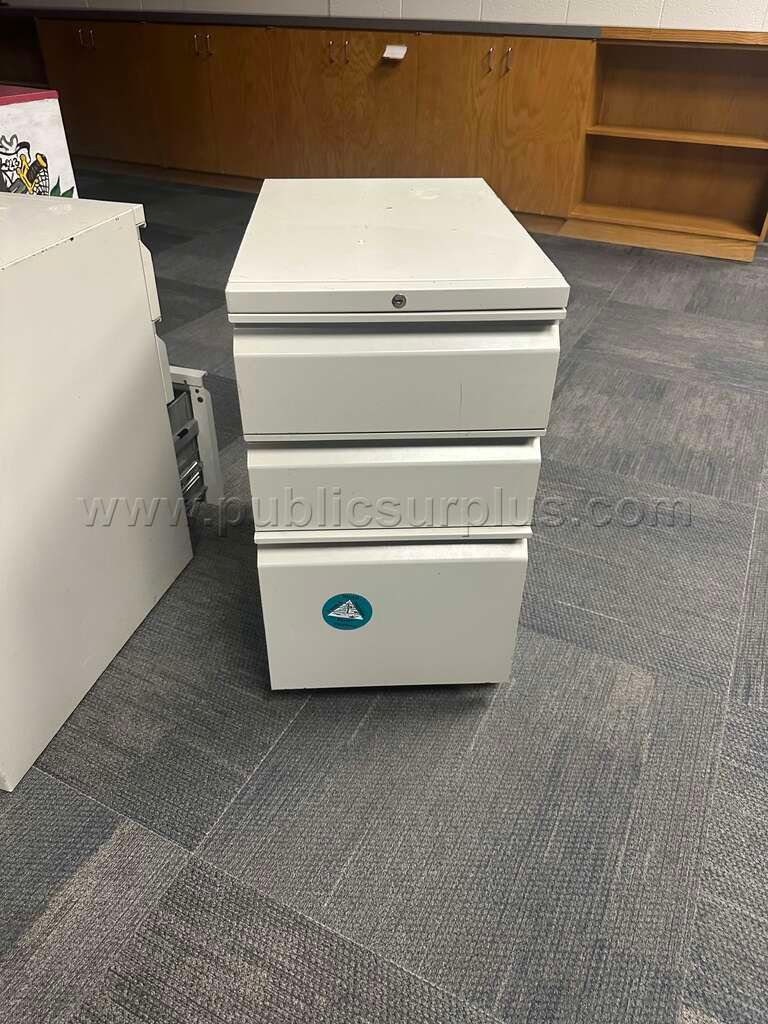 Item #9 - Small Filing Cabinet w/ Drawers — photo 1