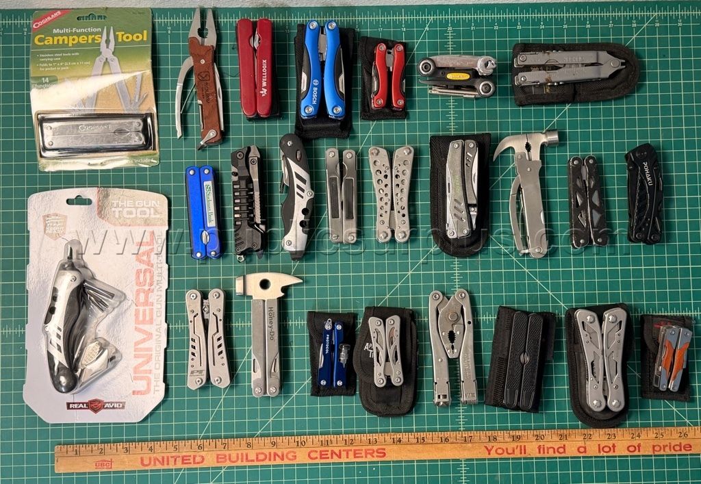 Assorted Multi-Tools - QTY 25 - Shipping $20.00 — photo 1