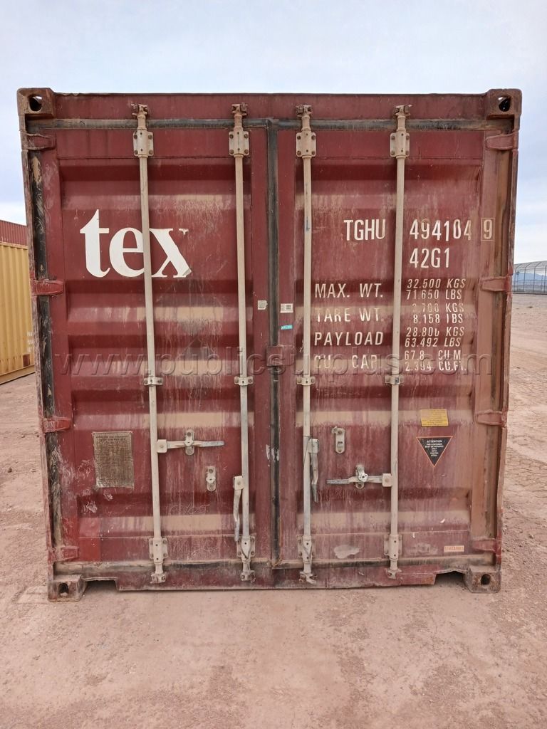 (1) 40' Storage Container - Used #TGHU 494104 — photo 1