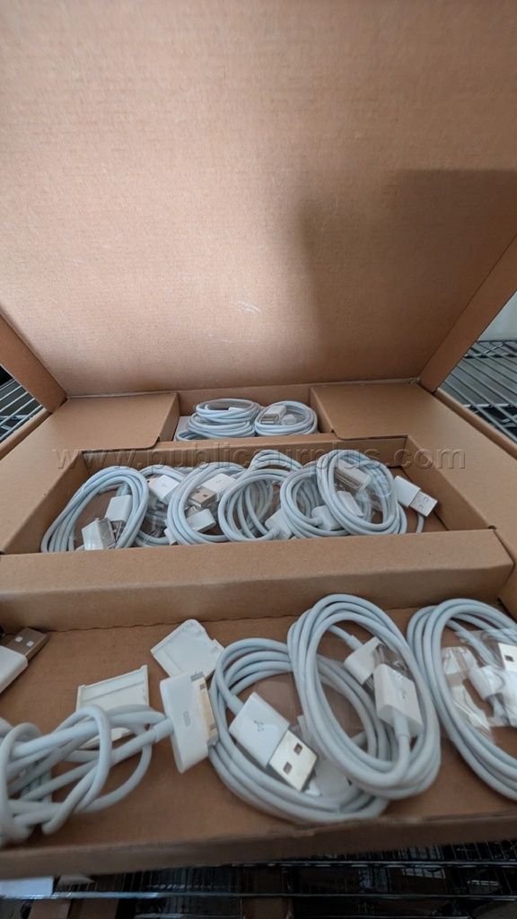 Box of iPad chargers - photo 1