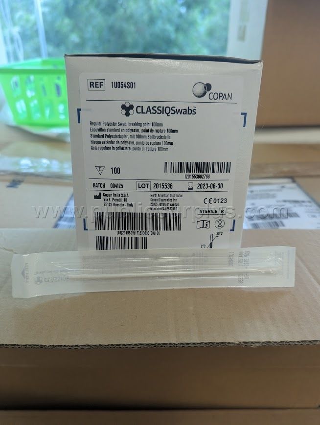 Copan CLASSIQSwabs 1U054S01 LOT Q(4 Cases, 1000 per Case) — photo 1