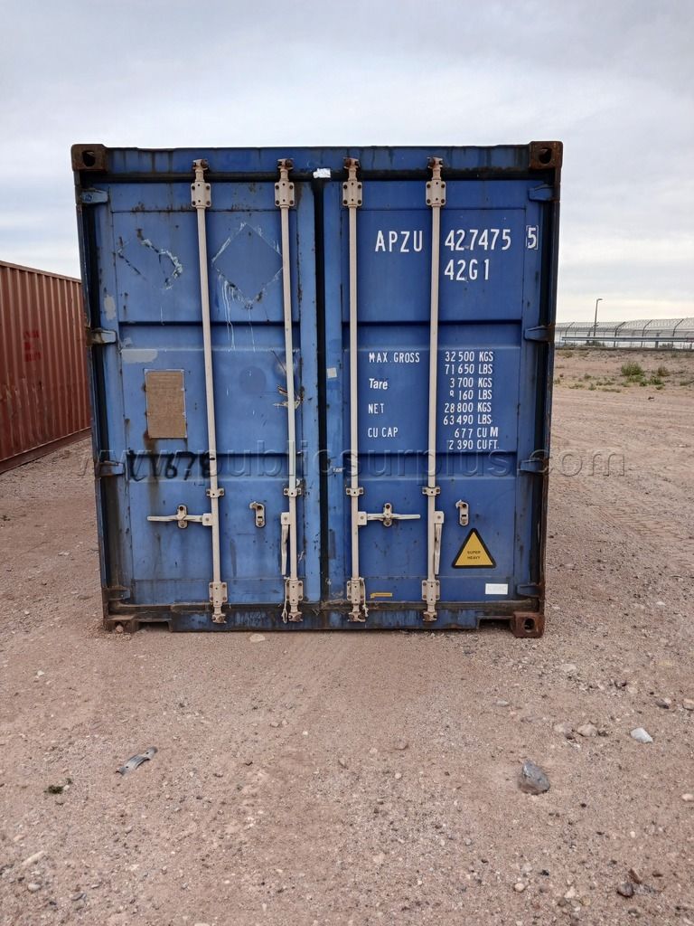 (1) 40' Storage Container - Used #APZU 427475 — photo 1