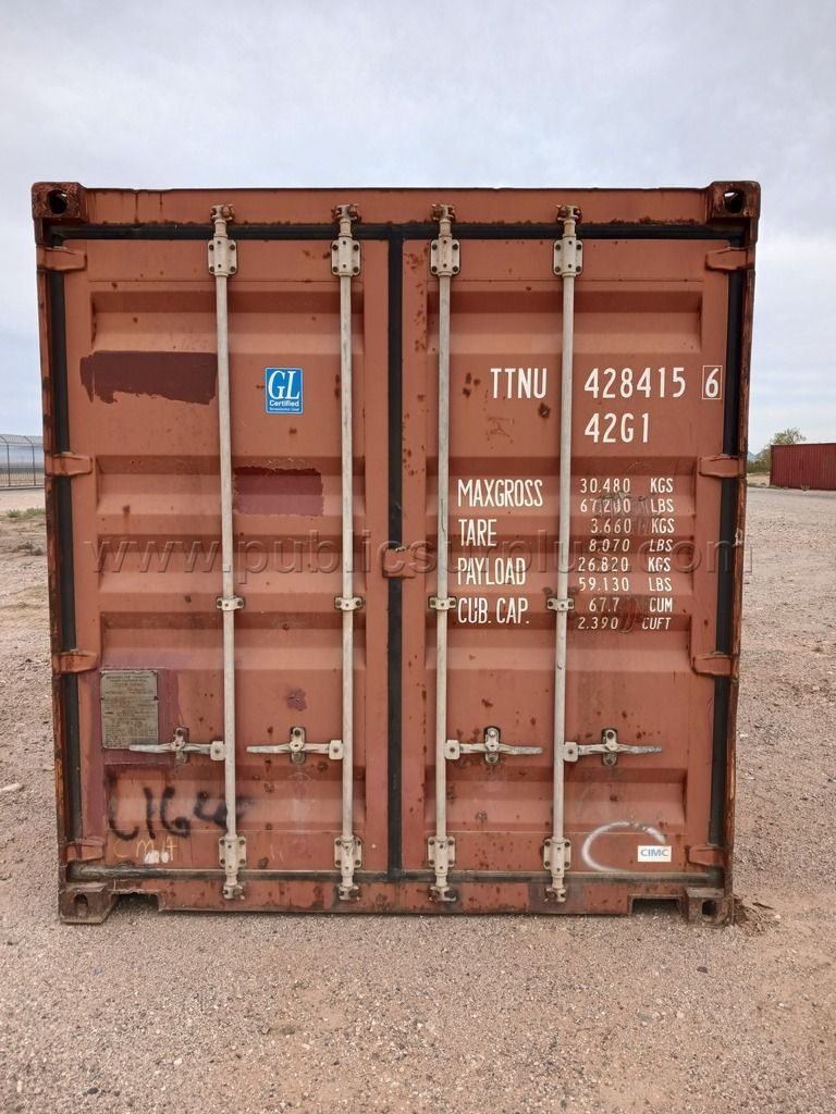 (1) 40' Storage Container - Used #TTNU 428415 - photo 1