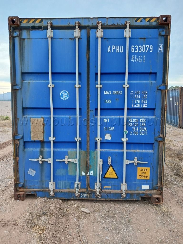 (1) 40' Storage Container - Used #APHU 633079 - photo 1