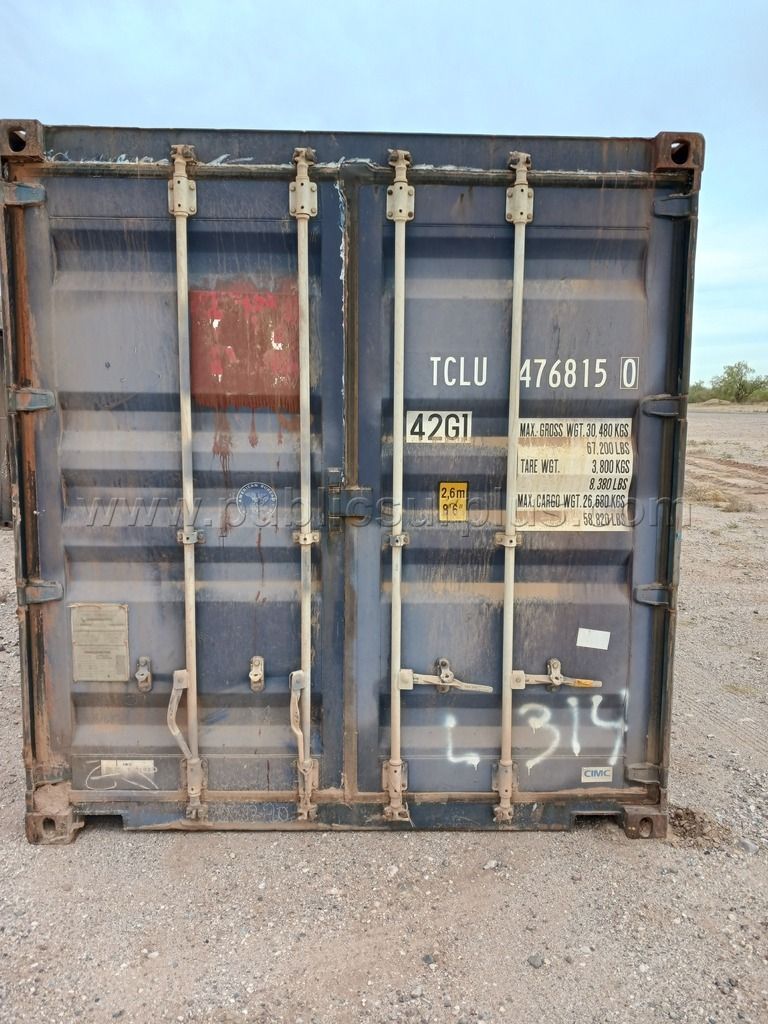 (1) 40' Storage Container - Used #TCLU 476815 - photo 1