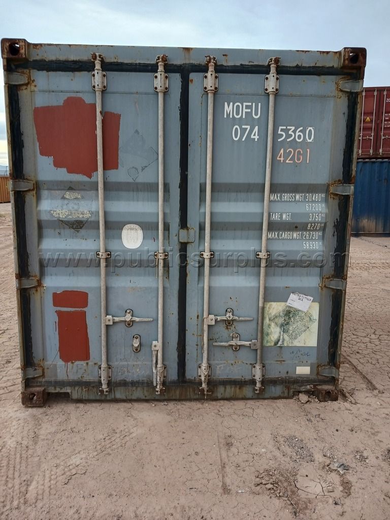 (1) 40' Storage Container - Used #MOFU 074536 - photo 1