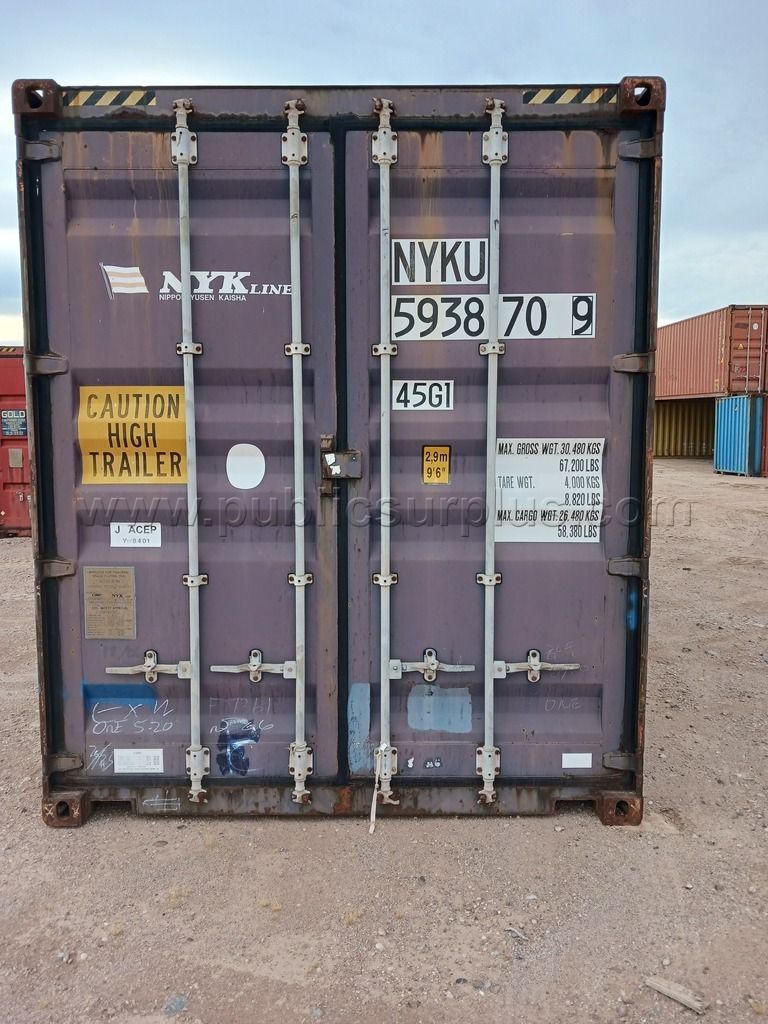 (1) 40' Storage Container - Used #NYKU 593870 - photo 1