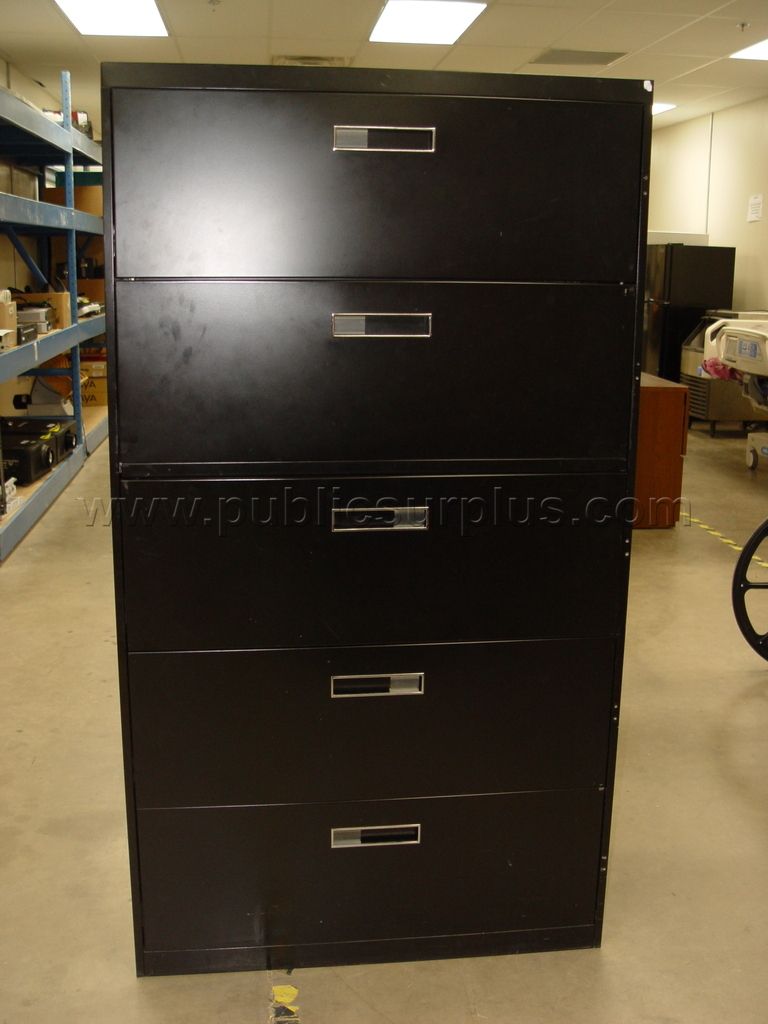5 Drawer File Cabinet 36" x 18" x 65" — photo 1
