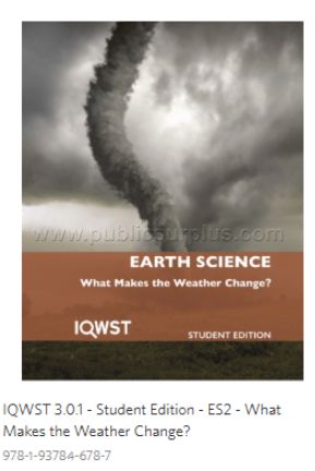 BRAND NEW IQWST Earth Science 2 - 369 copies — photo 1