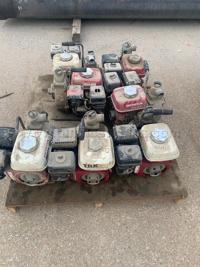 Pallet of Gas-Powered Water/Trash Pumps - photo 1