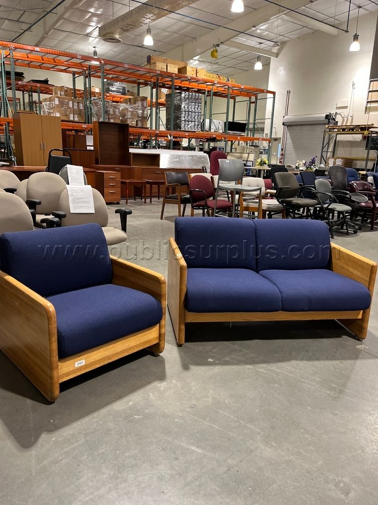 Wood Frame Lounge Couch Set-Building 811-104-ZW — photo 1