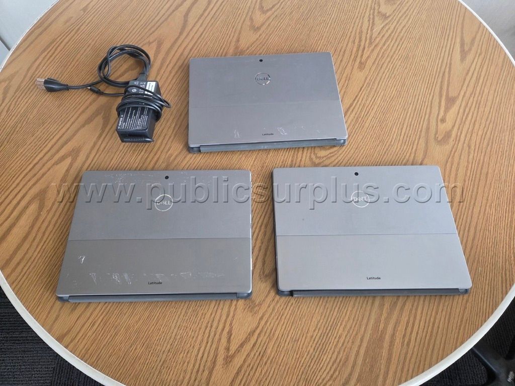 (3) Dell Latitude 7230 Tablets with (1) Power Supply - photo 1
