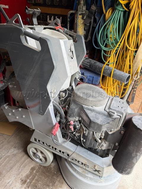 Propane Concrete Grinder and Vacuum
