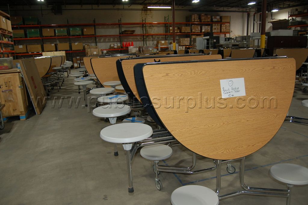 Round Cafeteria Tables - photo 1