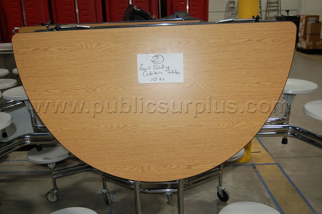 Round Cafeteria Tables - photo 1