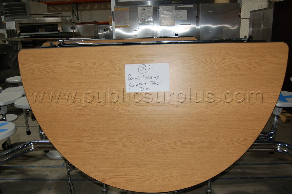Round Cafeteria Tables - photo 1