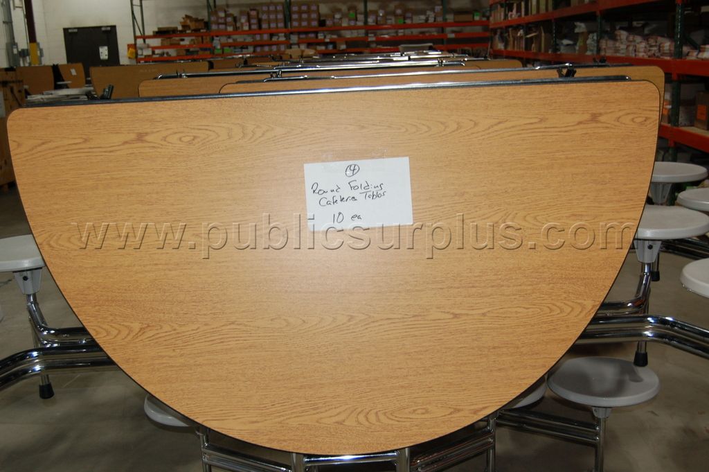 Round Cafeteria Tables - photo 1