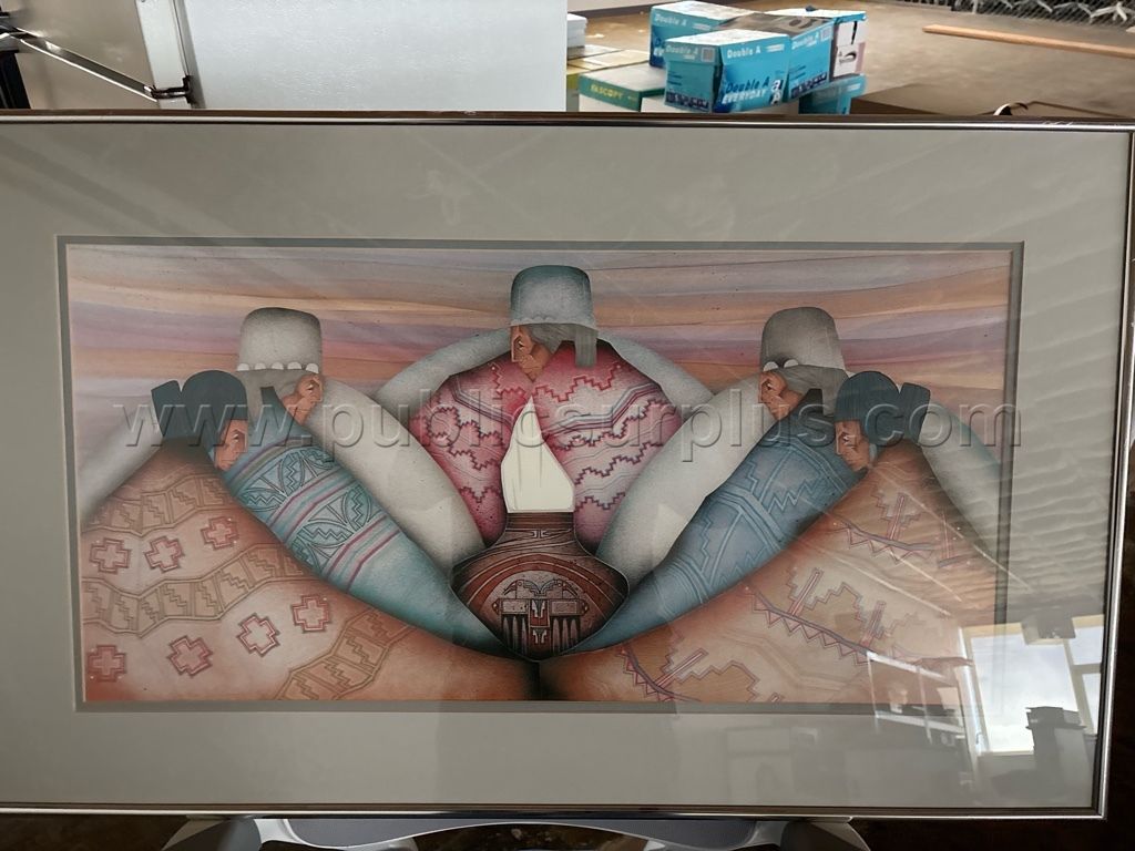Navajo (Diné) artist Amado Maurilio Peña Jr. lithograph — photo 1