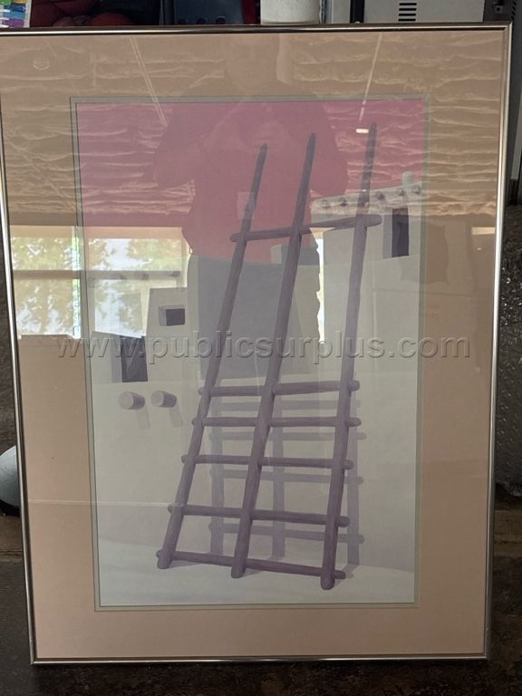 June Mazzie Enterprises "Adobe Ladder" by Joan Caulfield - Fine Art Graphic β photo 1