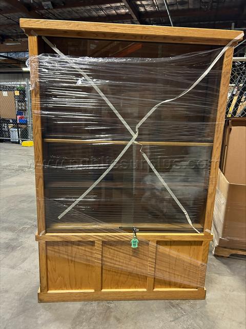 Cabinet Locking Glass Front