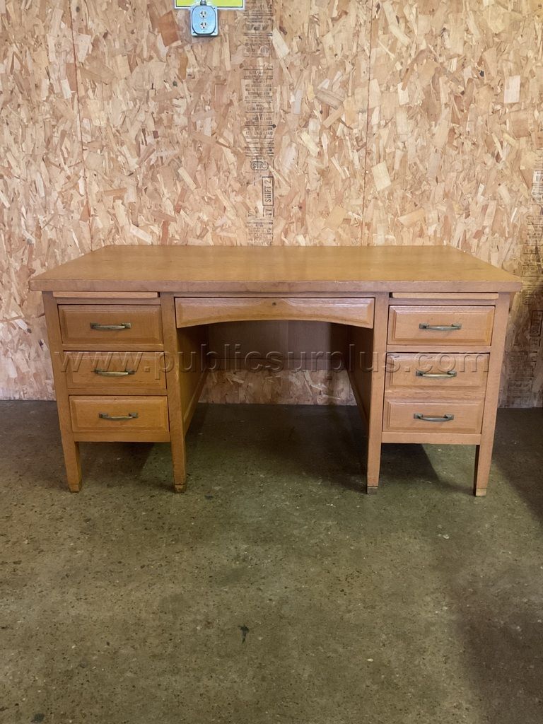 Vintage Teacher Desk Lot # 4944 - photo 1