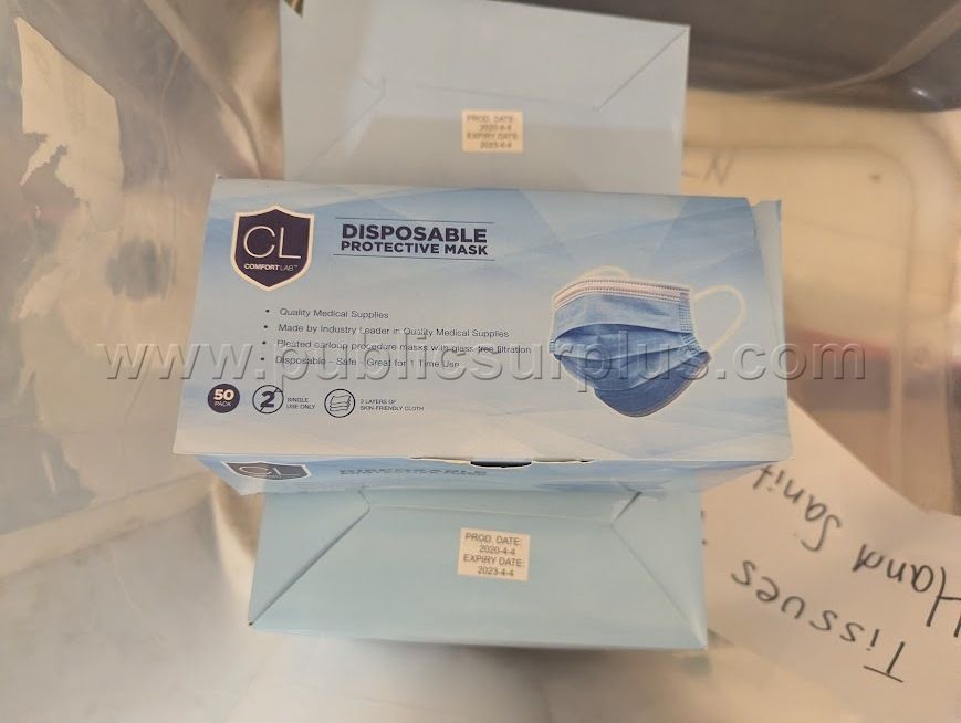 CL Comfort Disposable Protective Mask LOT Q(200) 4 boxes of 50 - photo 1