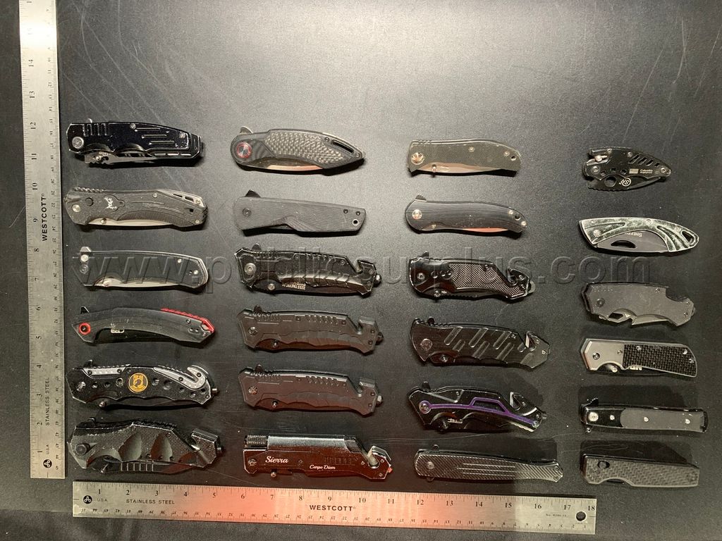 Assorted Black Knives - Shipping $14.99 /KK - photo 1