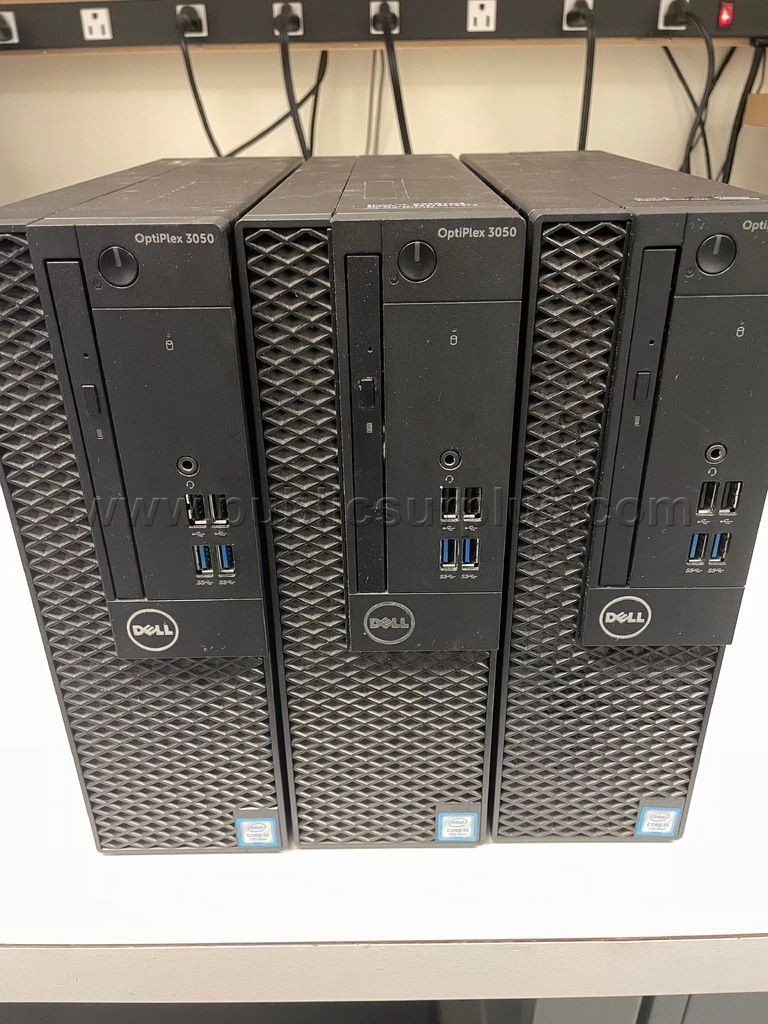 Dell OptiPlex 3050 PCs (lot of 3) - photo 1