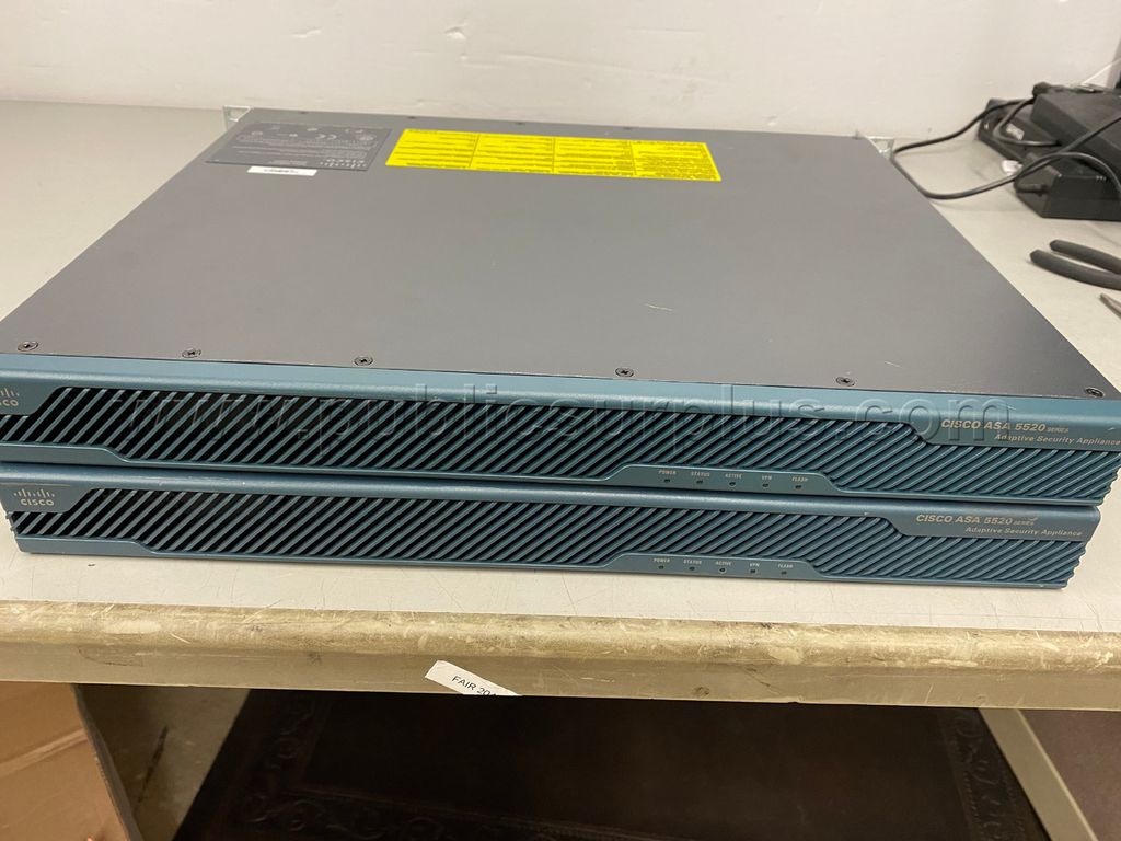 Lot of (2) Cisco ASA 5520 firewall protection - photo 1