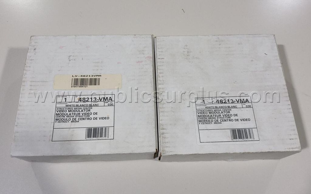 LOT OF 2 LEVITON MEDIA CENTER VIDEO MODULATEUR - photo 1