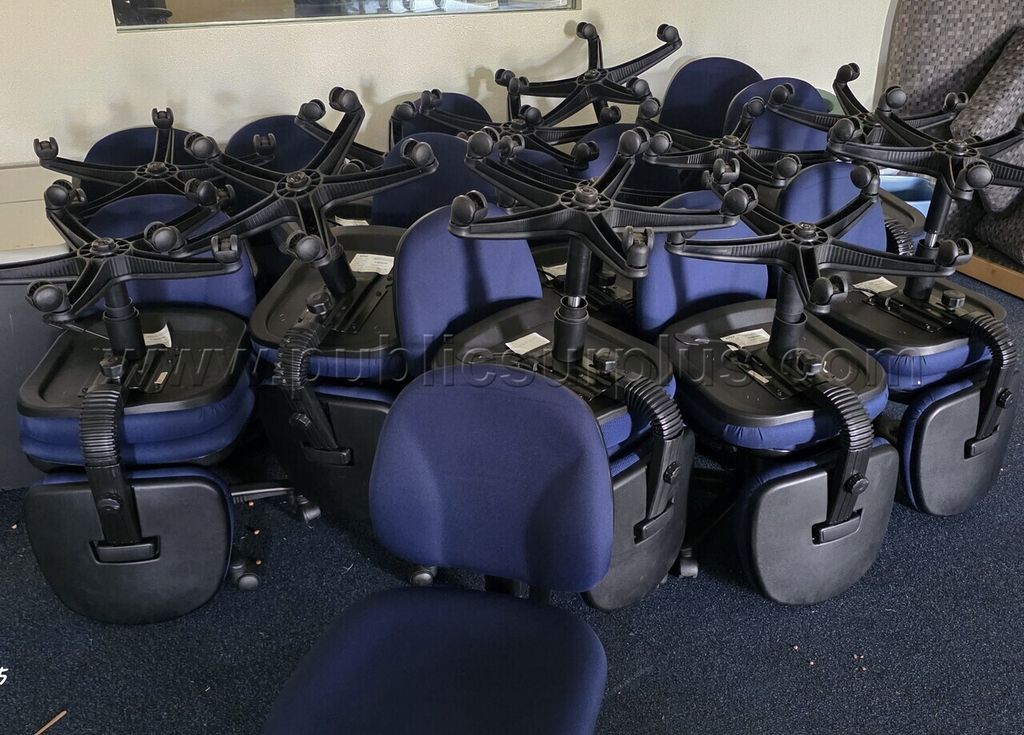 Set of 25 Blue Chairs - photo 1