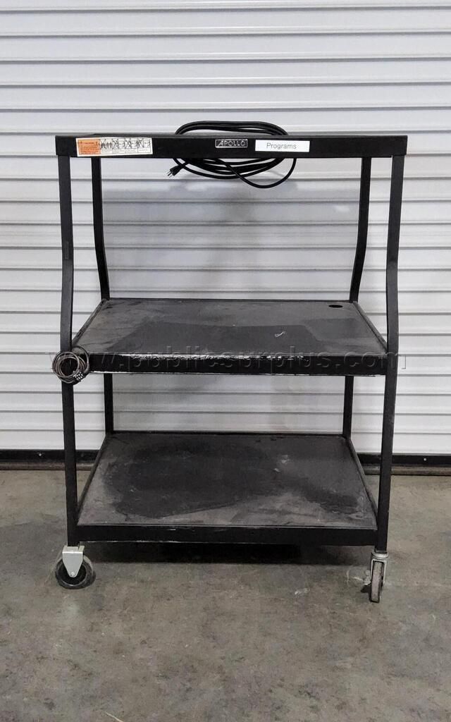 APOLLO BLACK METAL MEDIA CART - photo 1