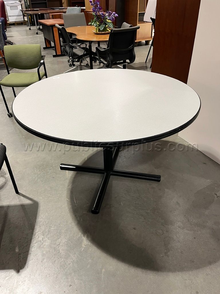 Round Wood and Metal Table-DD4-DM - photo 1